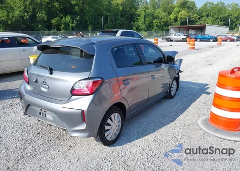 2021 Mitsubishi Mirage Carbonite Edition/Es/Le z USA, uszkodzony, nr VIN ML32AUHJ8MH011431